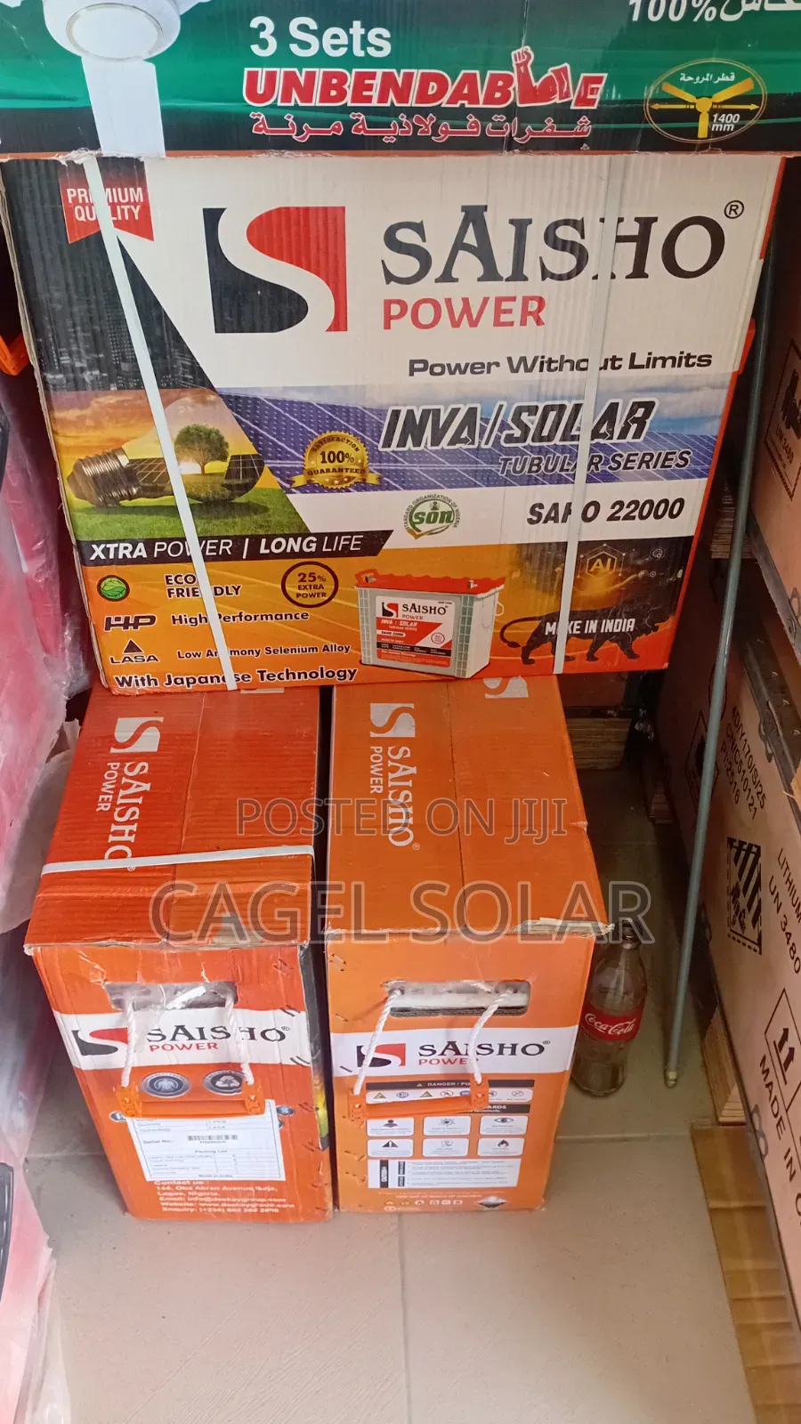 220Ah Saisho Tubular Battery