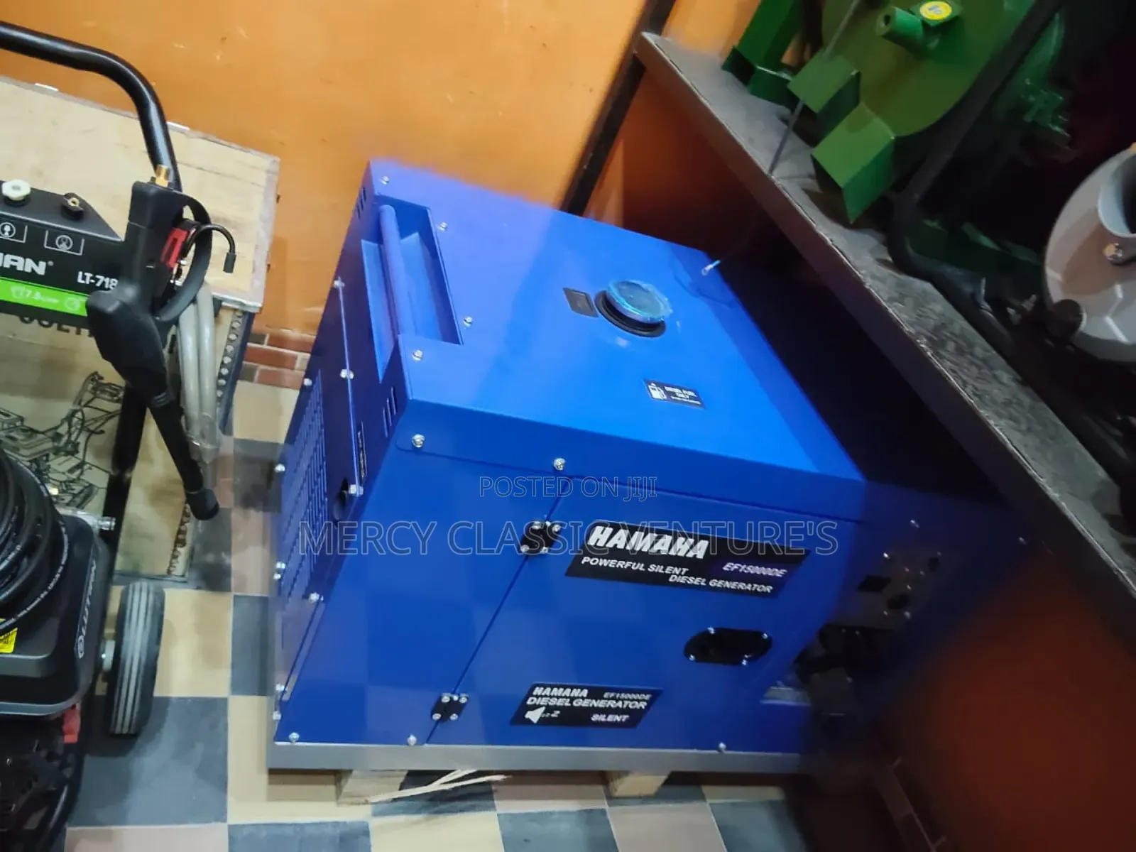 Heavy Duty Yamaha EF15000DE 7.0KVA Silent Diesel Generator