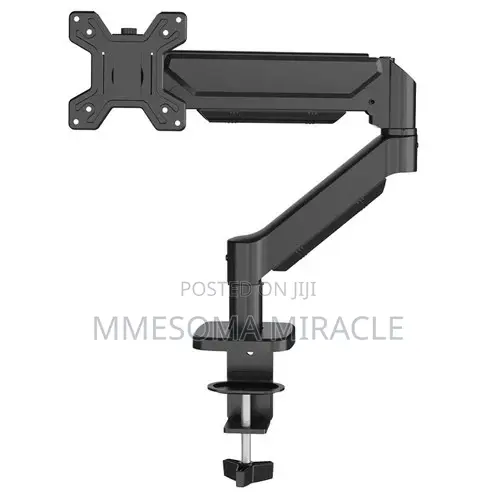 Single Gas Spring Monitor Arm