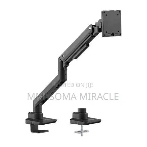 Single Gas Spring Monitor Arm