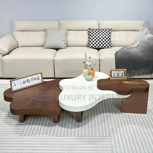 Italian Cloud Coffee Table Set – Sculptural Luxury for Modern Living