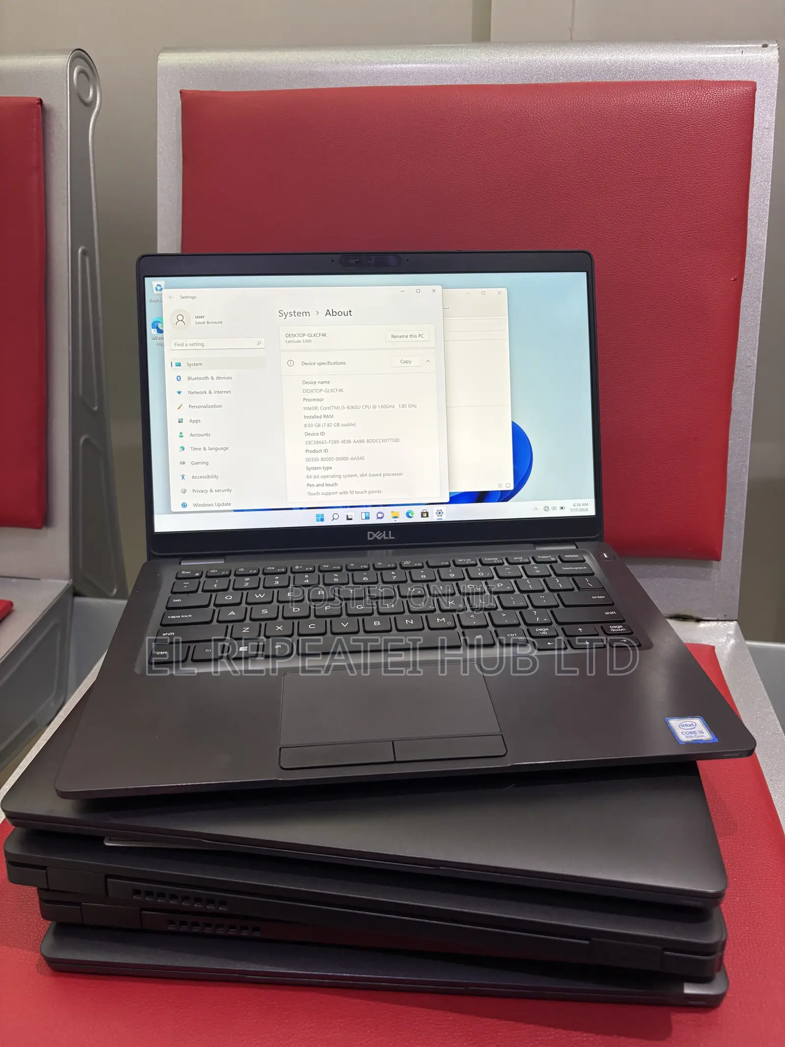 Laptop Dell Latitude 5300 8GB Intel Core i5 SSD 256GB