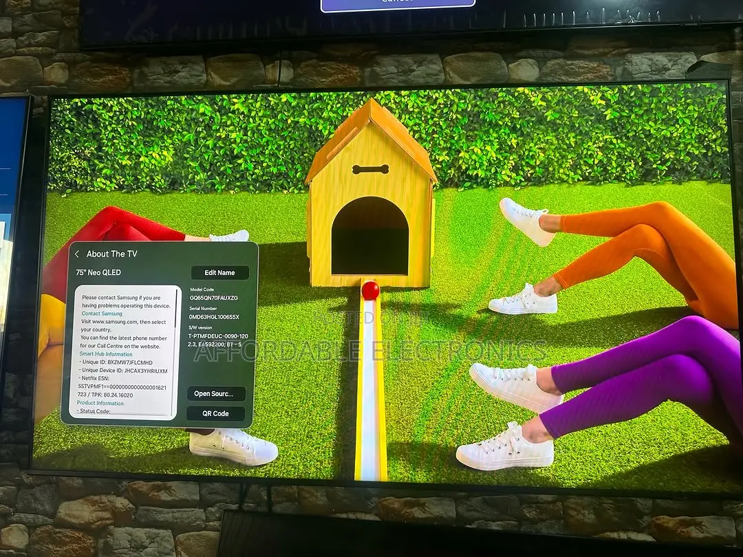 65” Samsung Neo Qled Display Smart TV