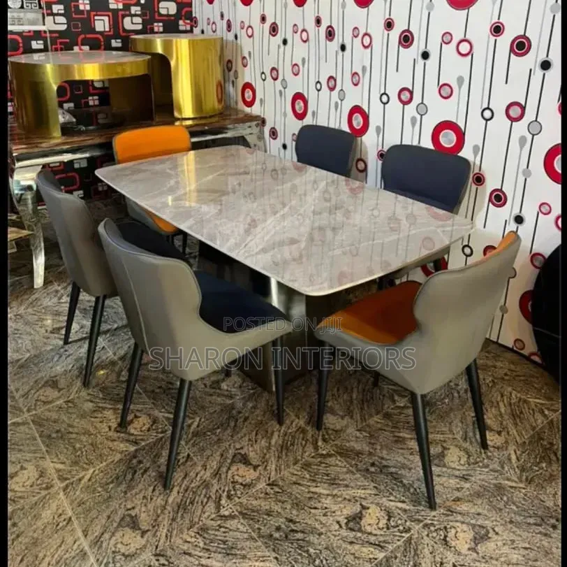 Monarch Marble Dining Set by 4 Seater