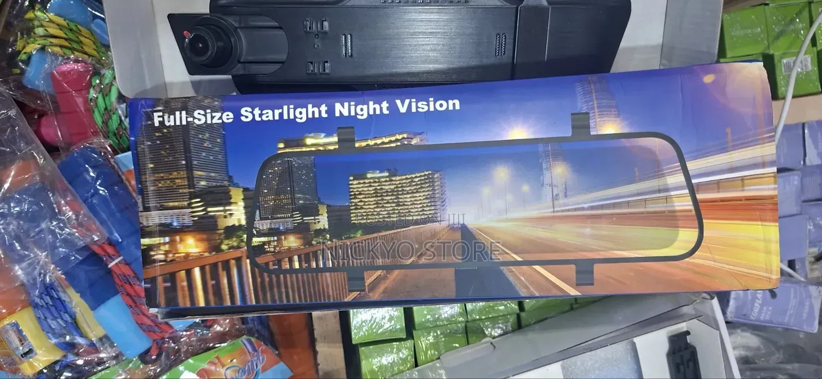 Full-Size Starlight Night Vision Rear-View Mirror Dash Camera