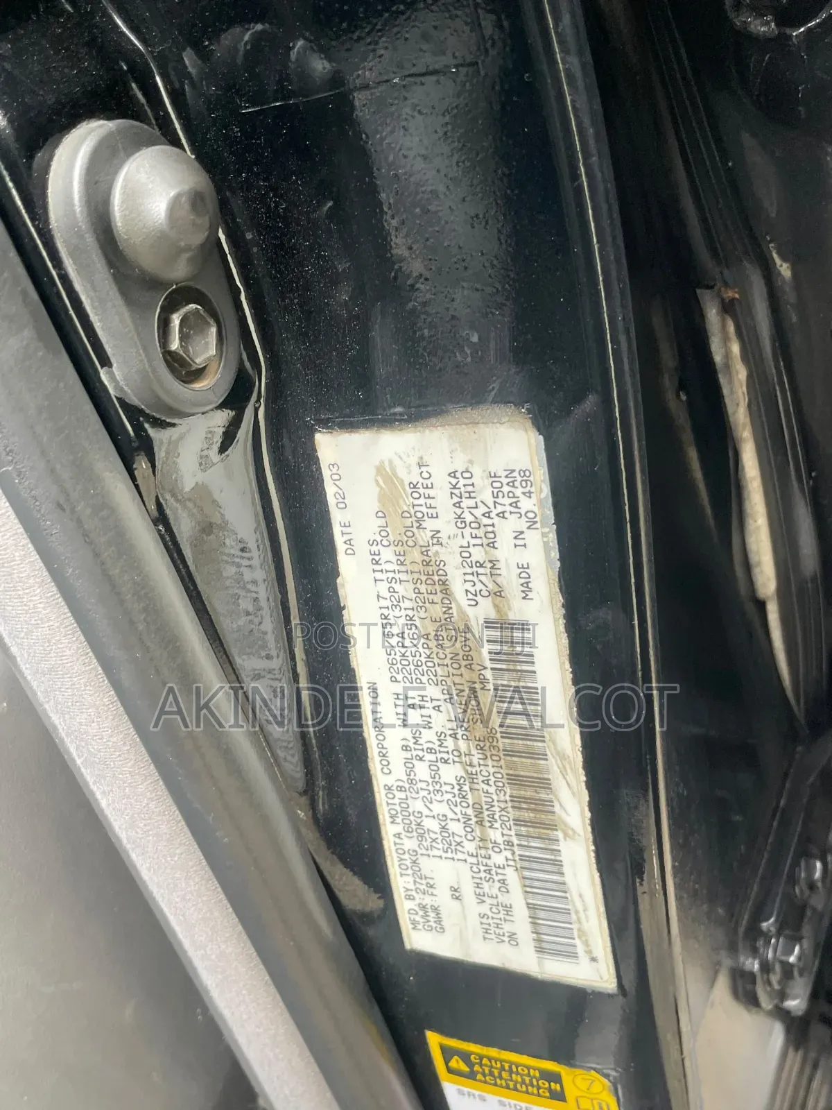 Lexus LX 470 Sport Utility 2007 Black