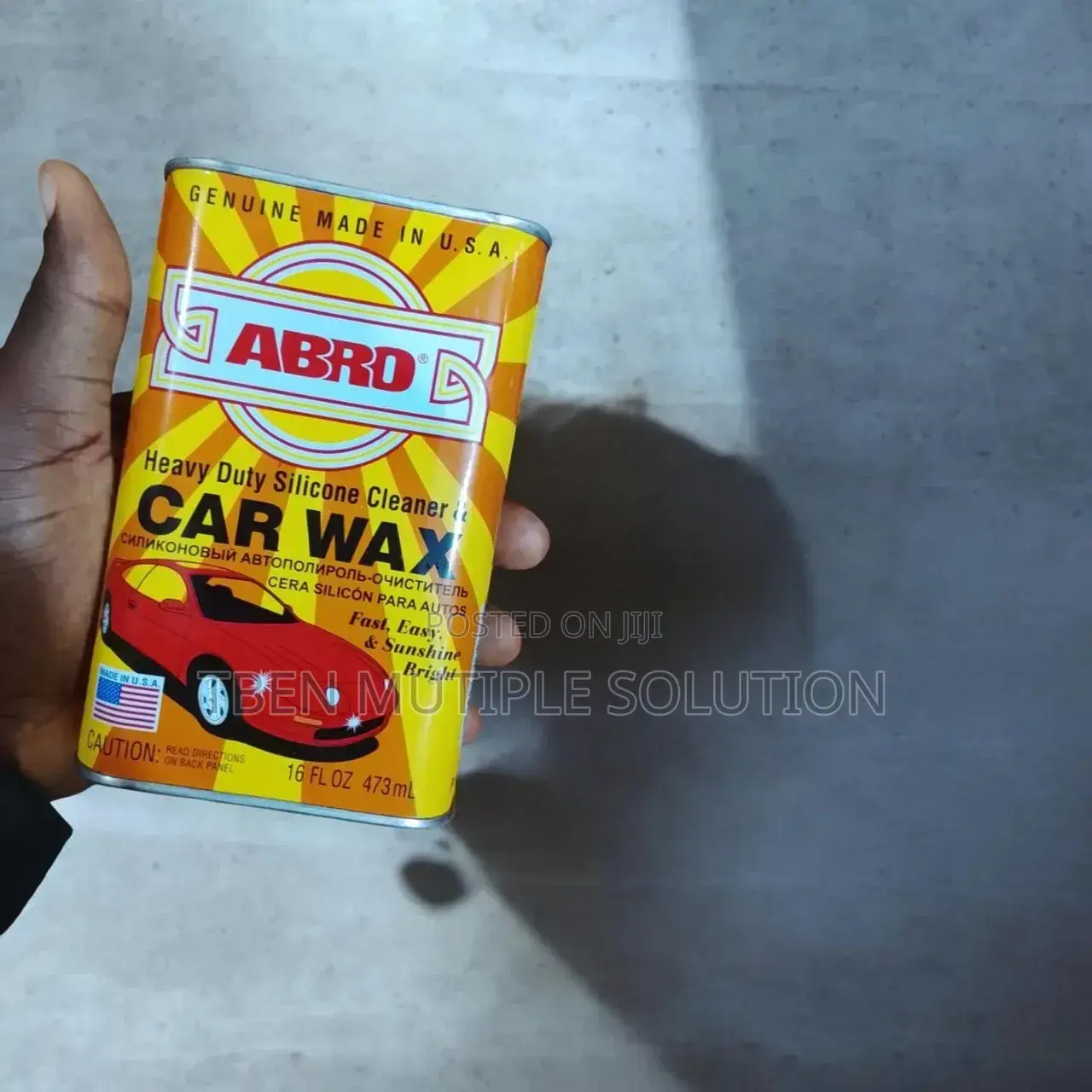 ABRO Heavy Duty Silicone Cleaner Car Wax