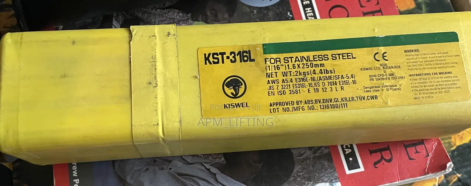 4mm X 350mm Stainless Steel Welding Electrodes