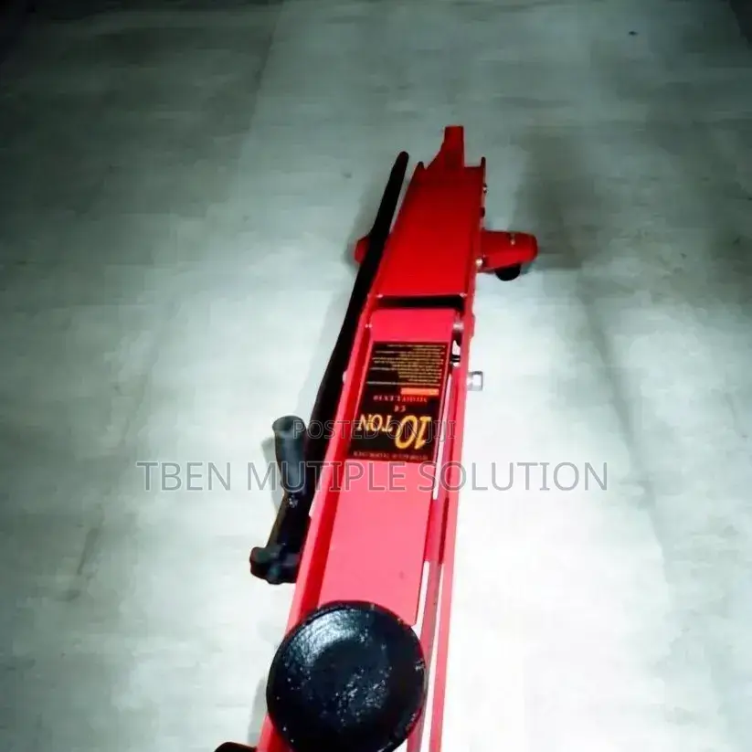 10-Ton Capacity Long-Frame Hydraulic Trolley Jack