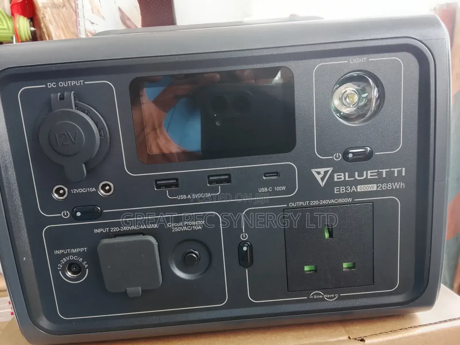 Bluetti Eb3a Portable Power Station (600w/268wh)