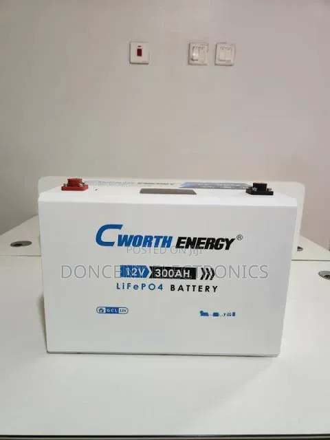 Cworth 3.8kwh 12v 300ah Lithium Battery With 6000+ Cycle