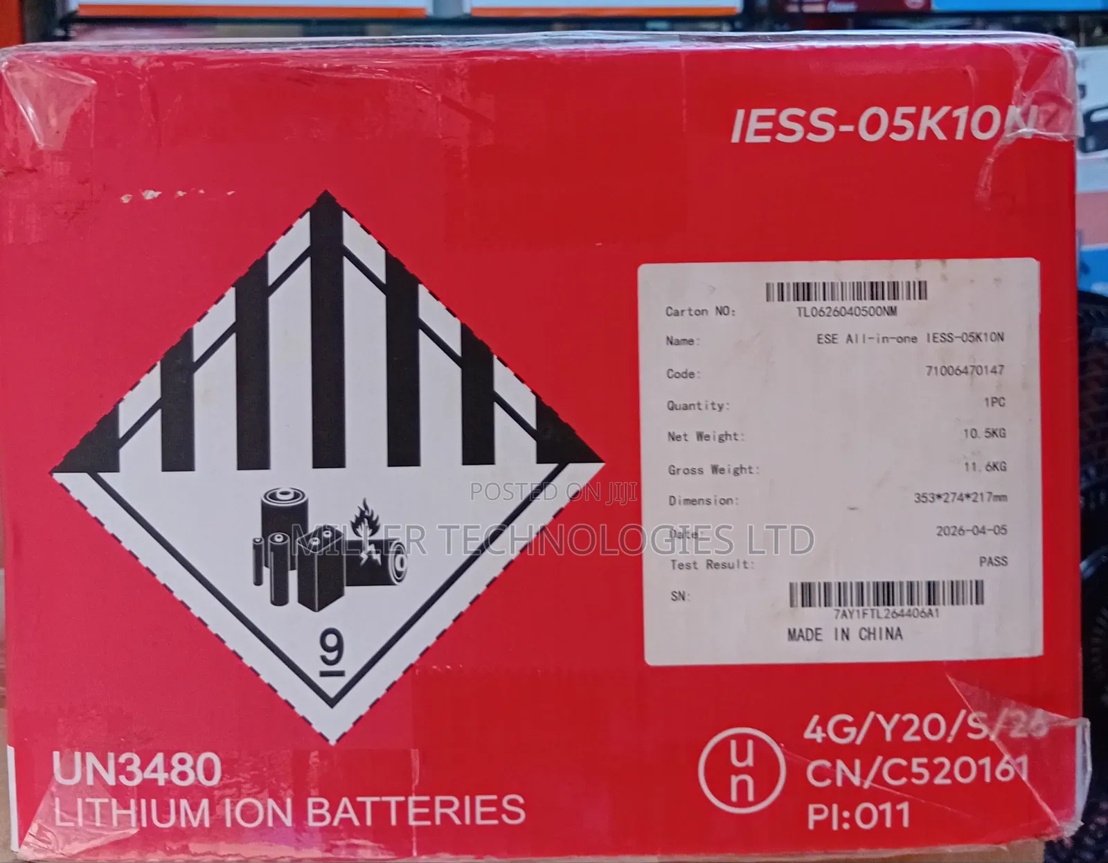 Itel All in One Power Tank 500w/1000kwh
