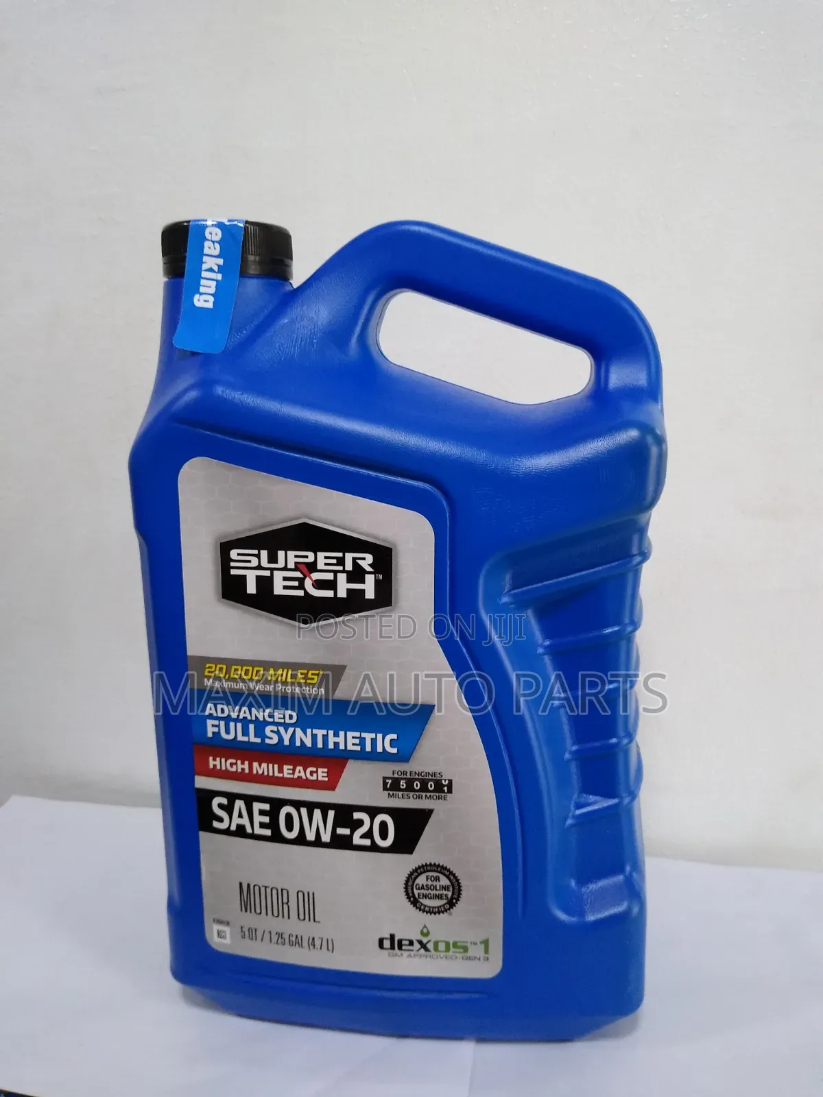 Super Tech 0w-20 Advanced Full Synthetic High Mileage(20,000miles)