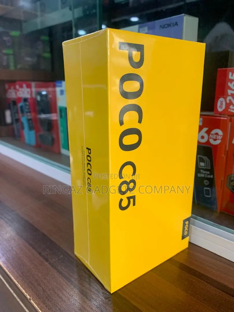 New Xiaomi Poco C85 4G 256 GB Black
