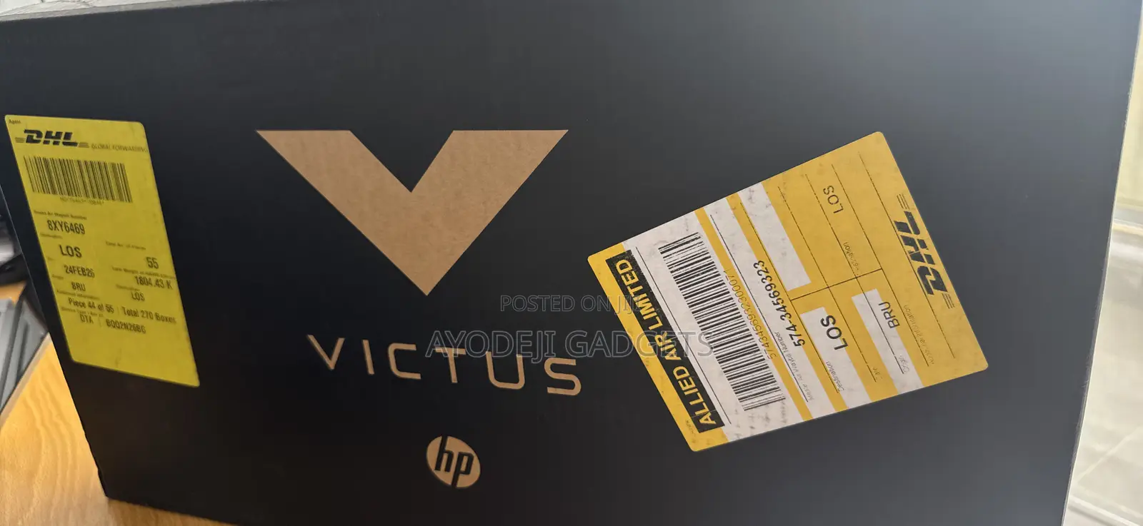 New Laptop HP Victus 15 24GB Intel HDD+SSD 512GB