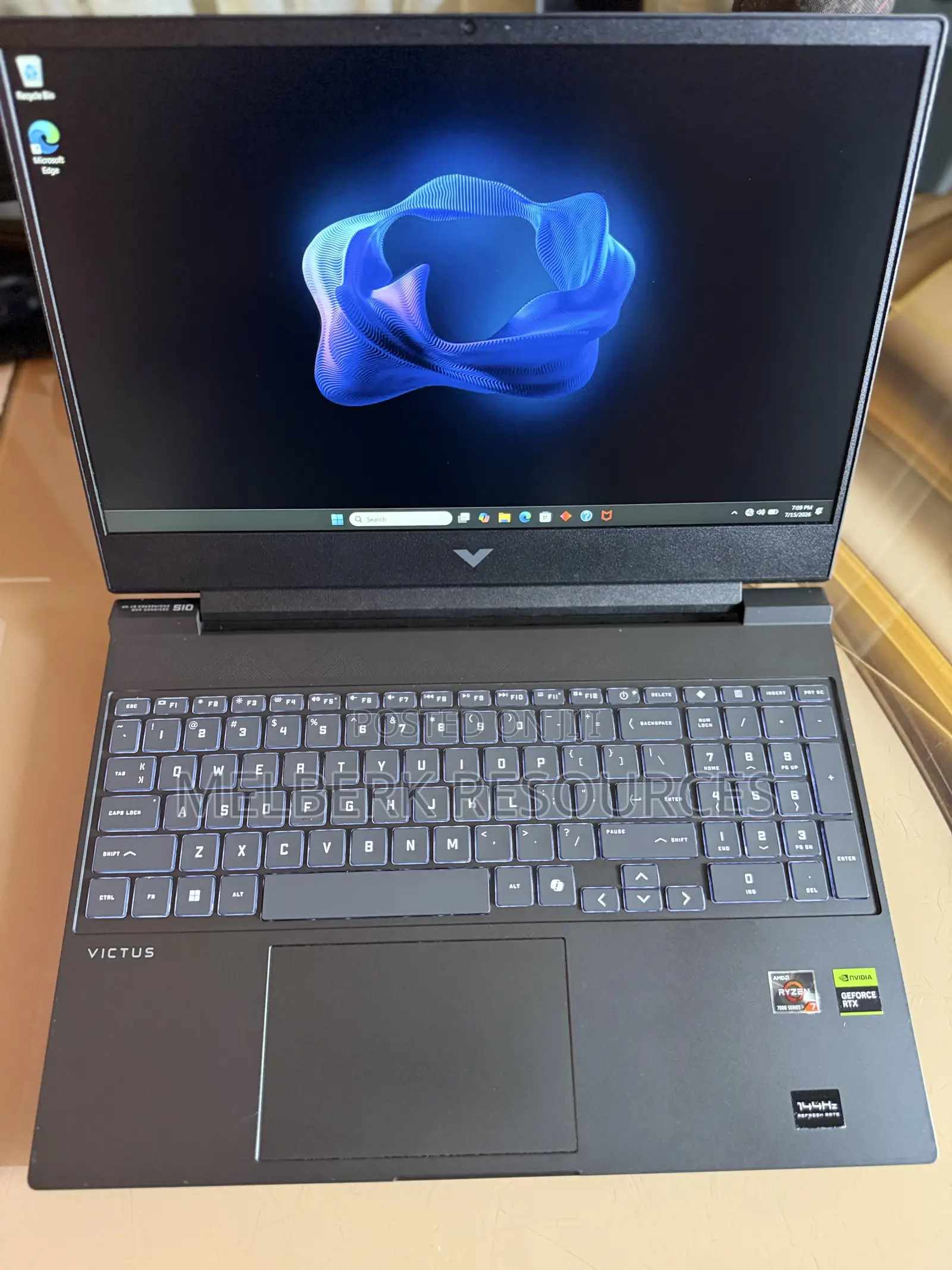 Laptop HP Victus 15 16GB AMD Ryzen 7 SSD 512GB
