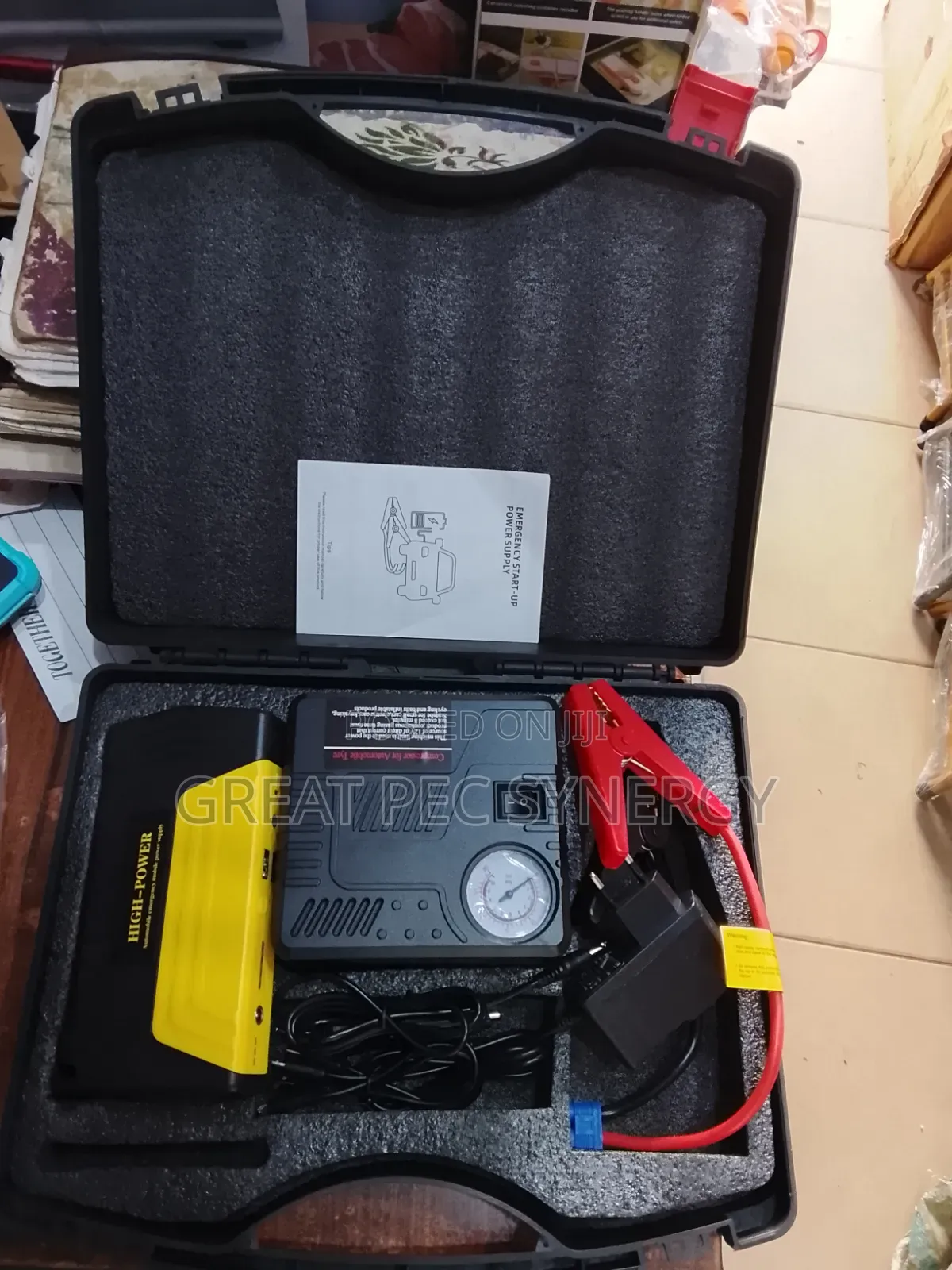 Big Jump Starter With Tyre Inflator