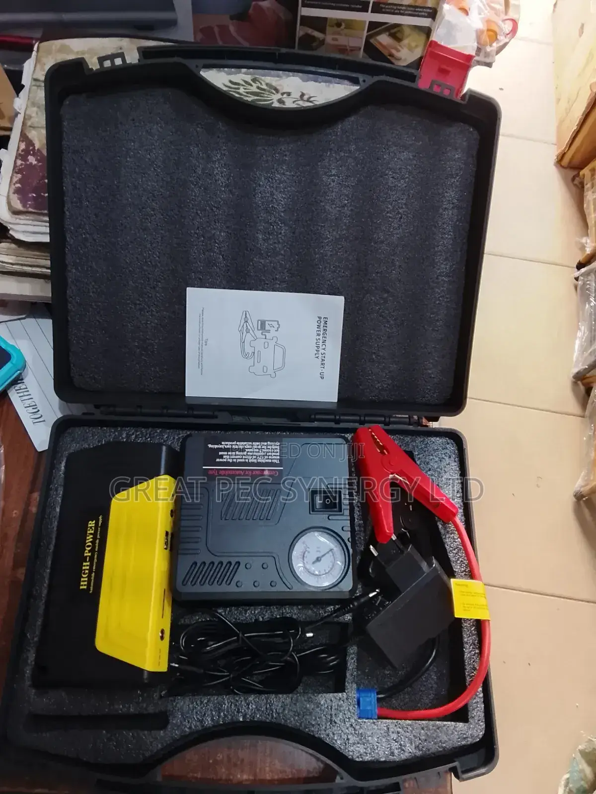 Big Jump Starter With Tyre Inflator