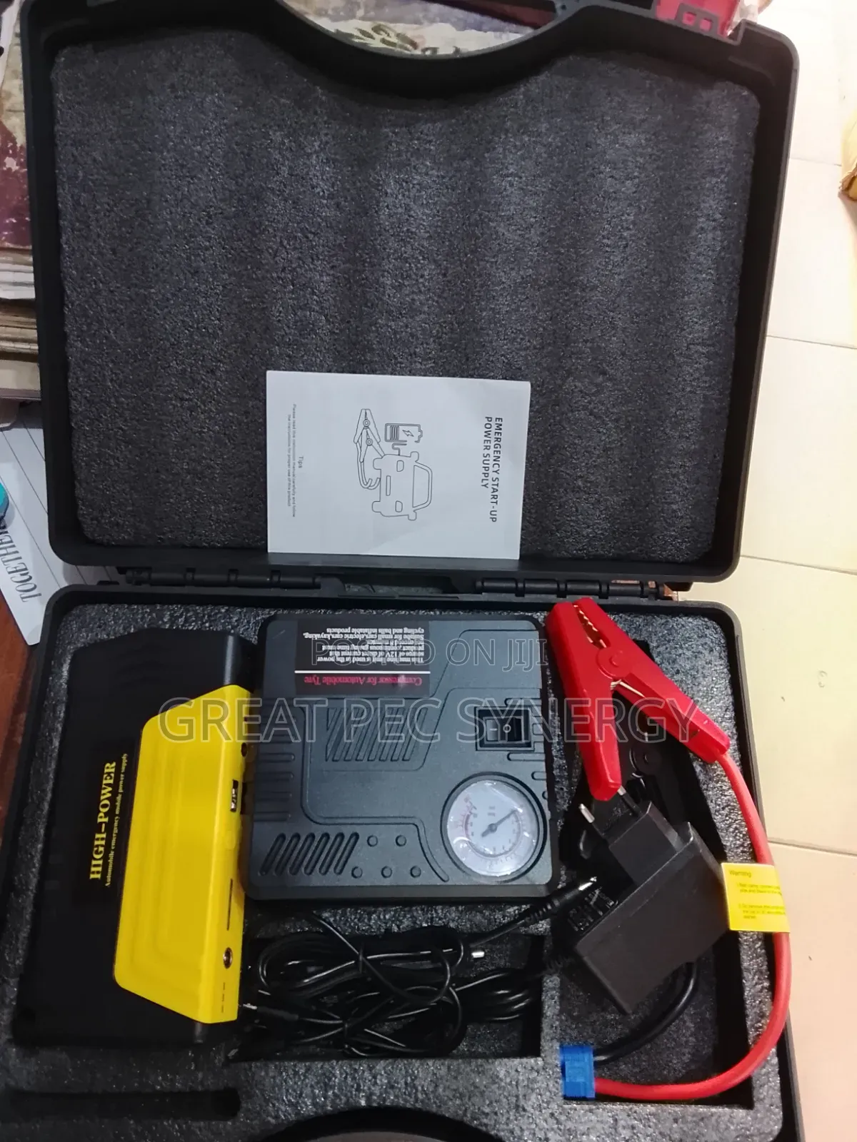 Big Jump Starter With Tyre Inflator