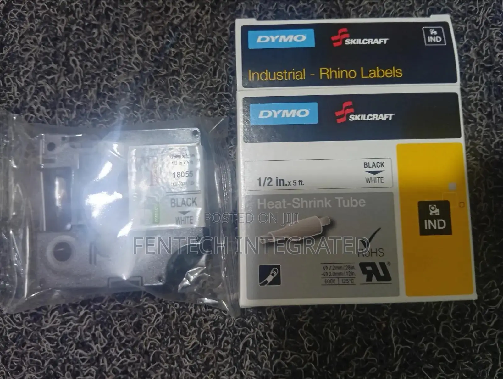 Dymo Label Marker Tape 1⁄2" X 5ft