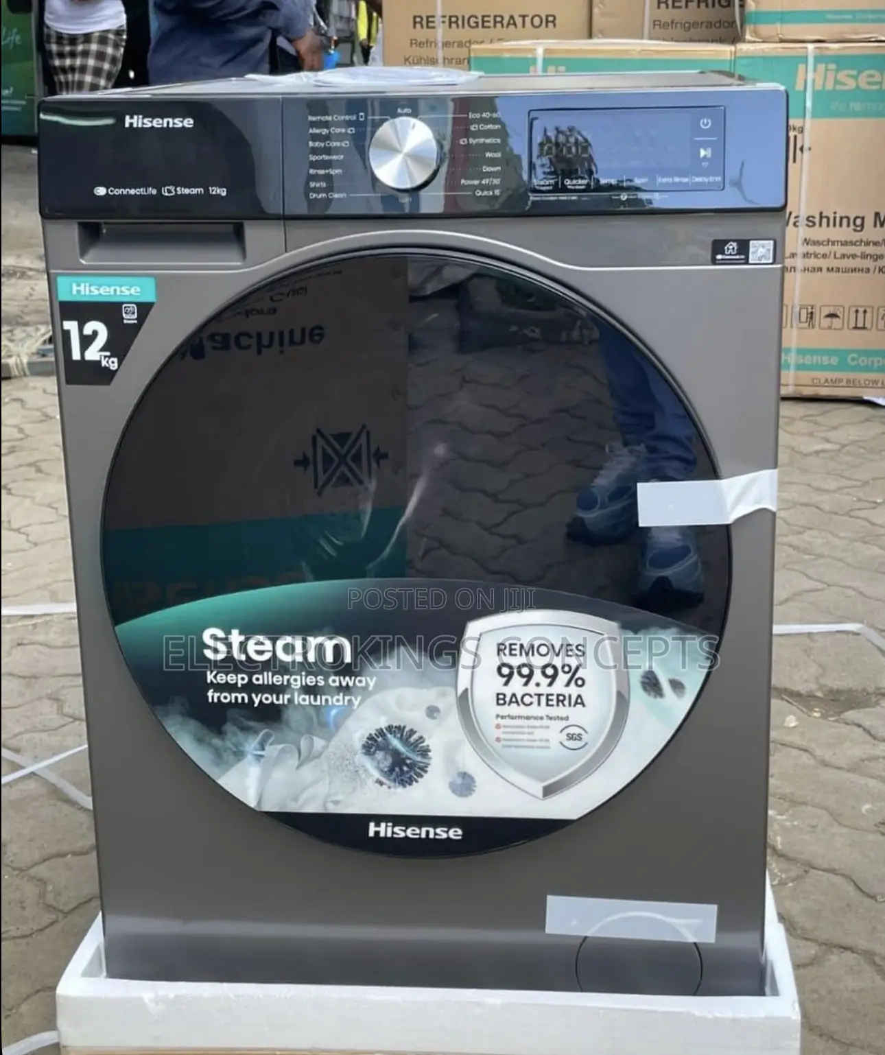 Hisense 12kg Smart Inverter Front Load Washing Machine Now Available
