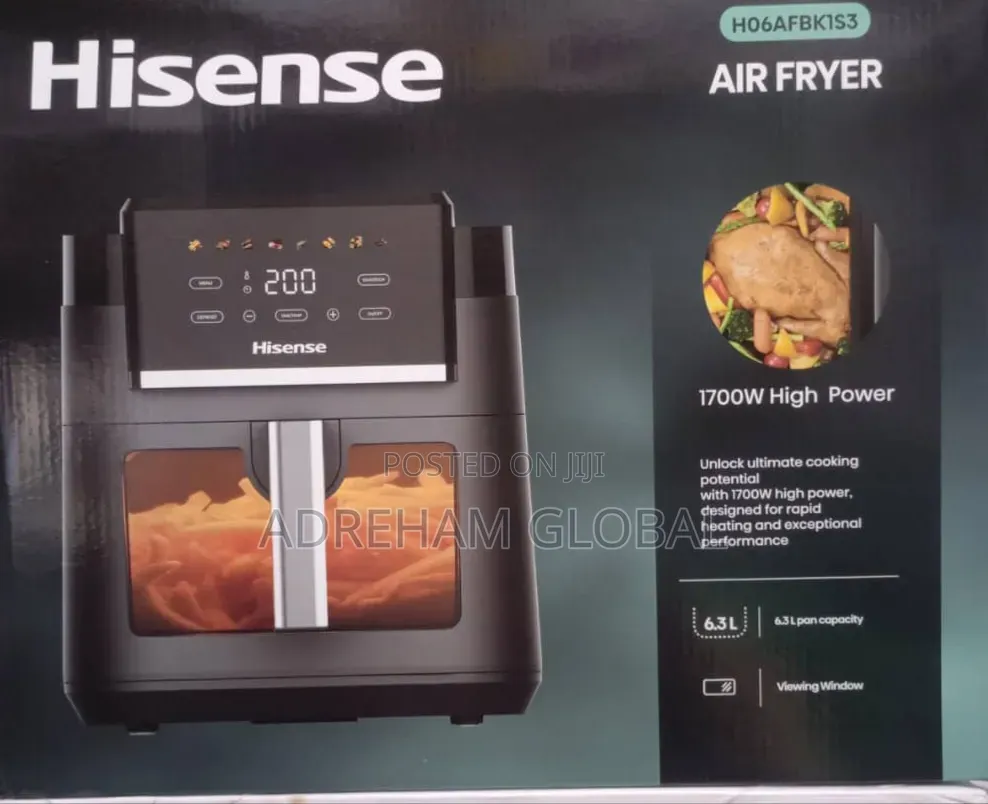 Hisense Air Fryer 6.2L, 1700w