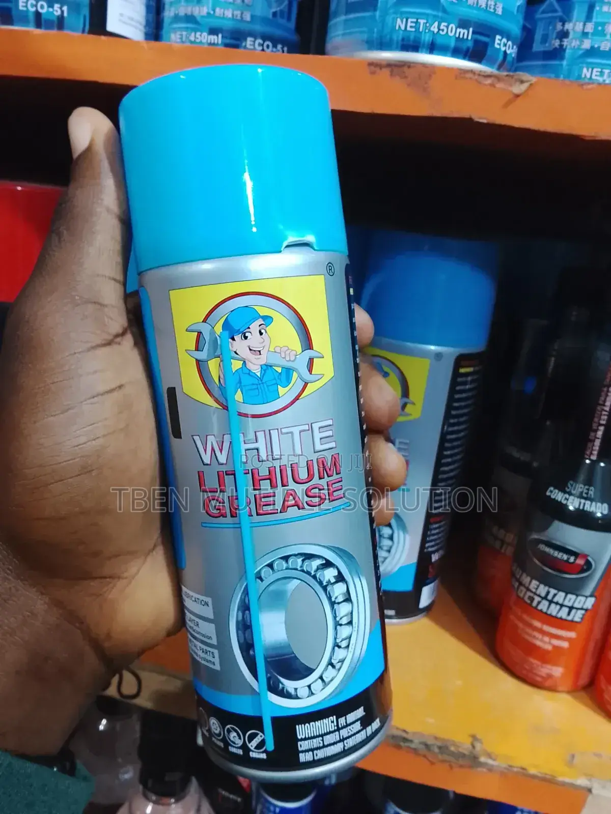 Herios White Lithium Grease Spray,