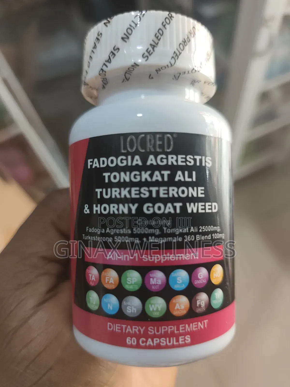 Fadogia Agrestis, Tongkat Ali, Turkesterone, Horny Good Weed Capsules