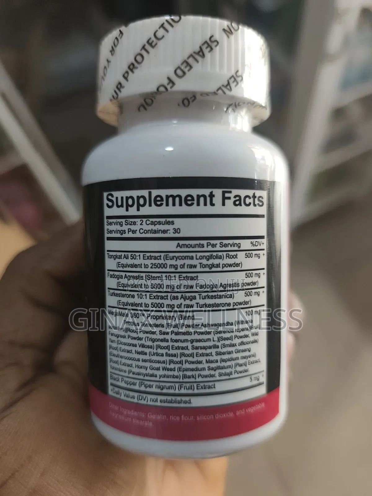 Fadogia Agrestis, Tongkat Ali, Turkesterone, Horny Good Weed Capsules