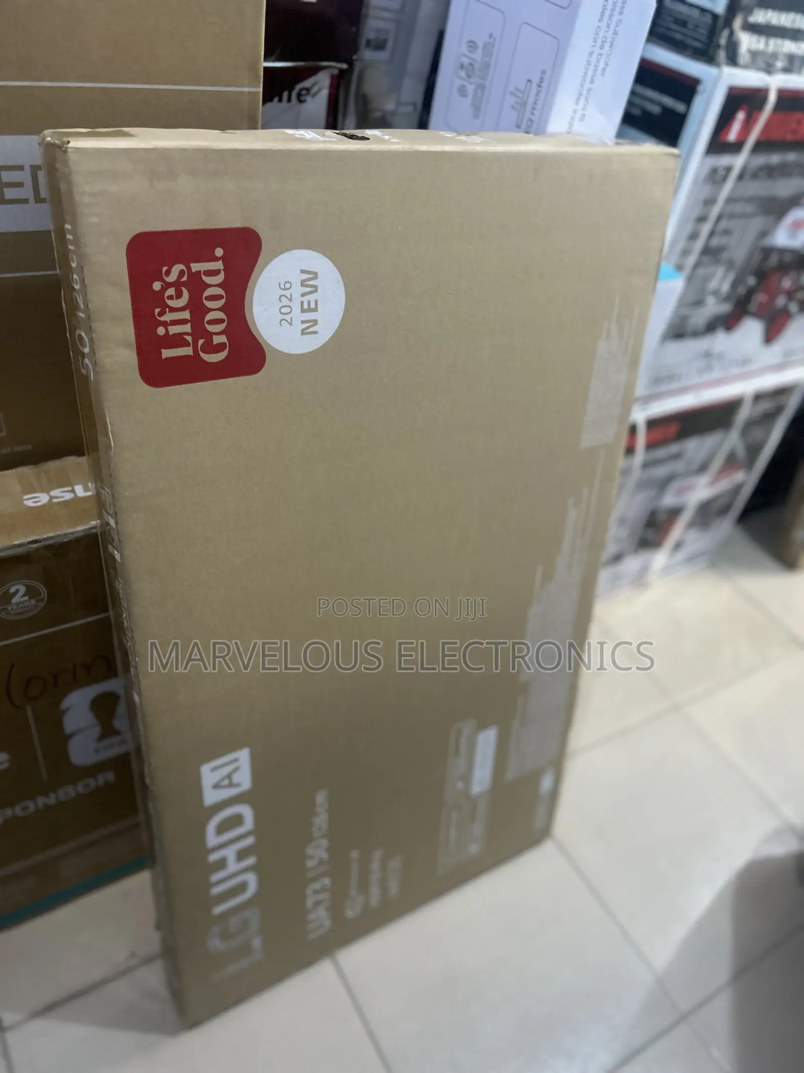 Brand New LG 50inch Lastest Model 2026 Smart HD Framles Television