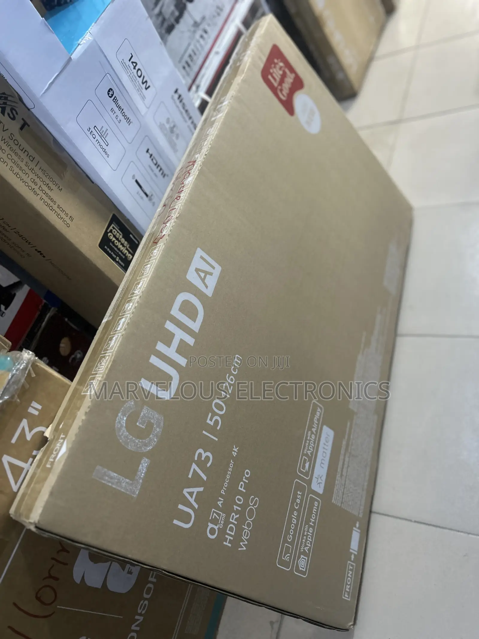 Brand New LG 50inch Lastest Model 2026 Smart HD Framles Television