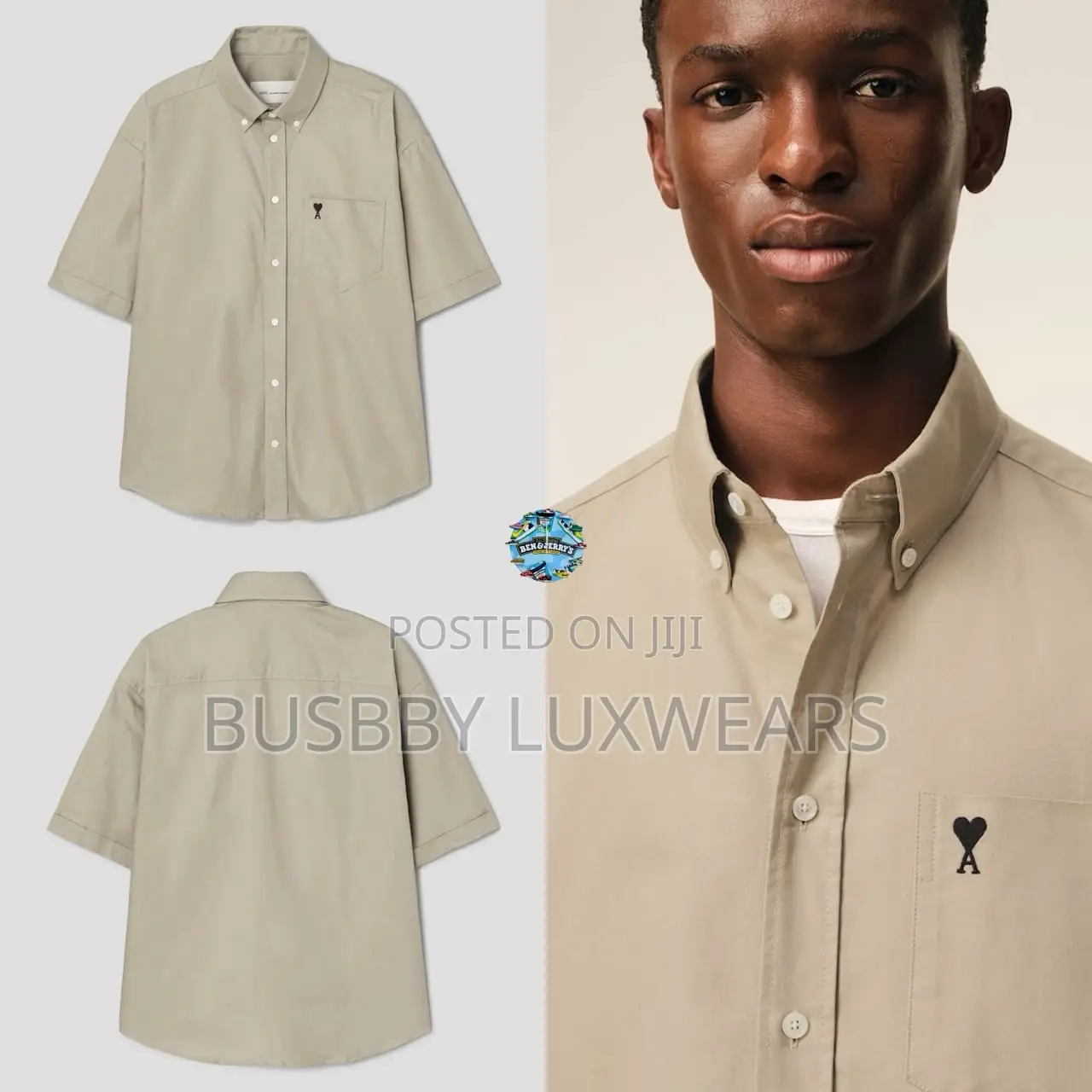 Ami De Cœur Oxford *Short Sleeve Shirt*
