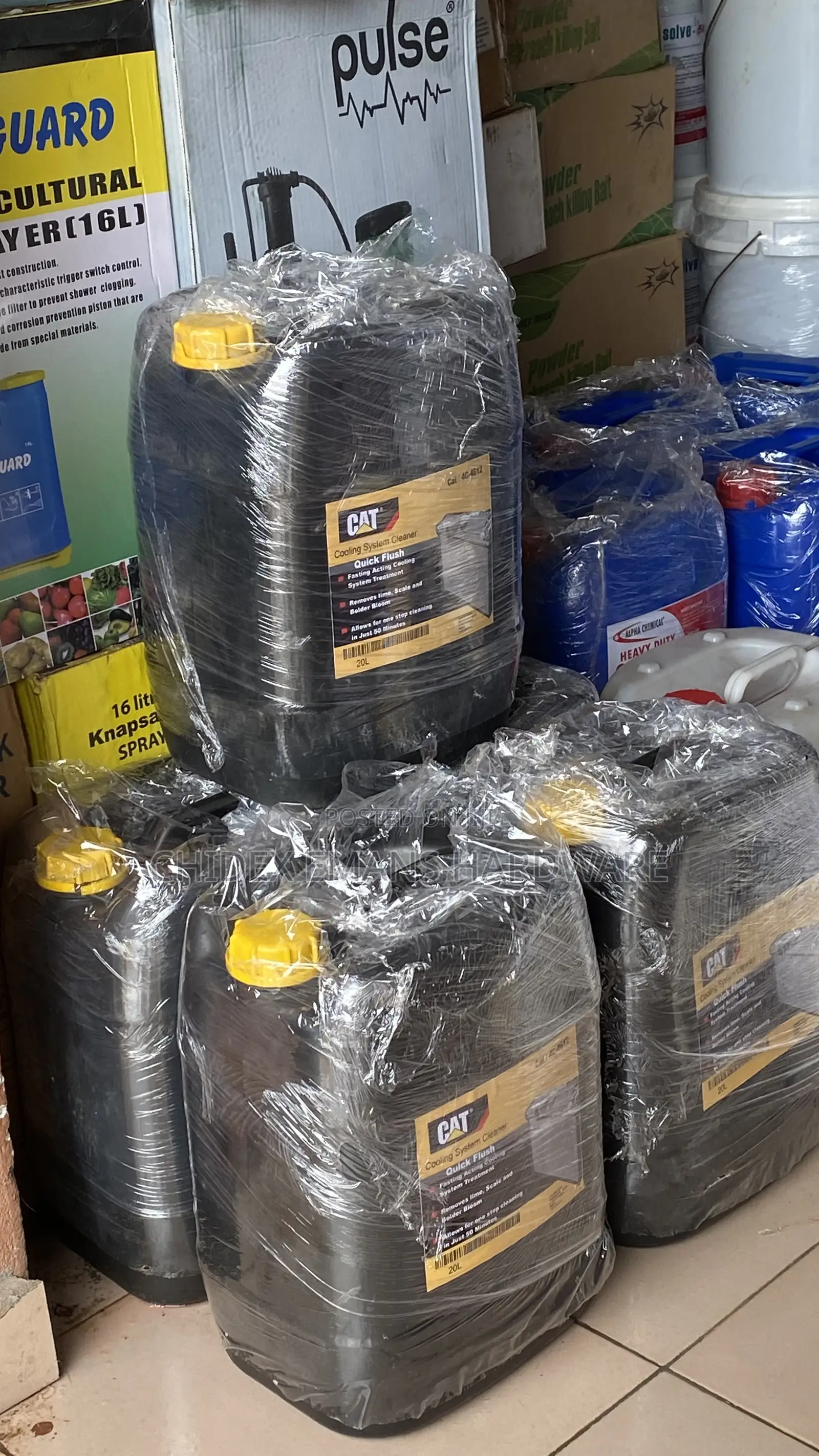 20-Liter Container of Caterpillar (CAT) Cooling System Cleaner