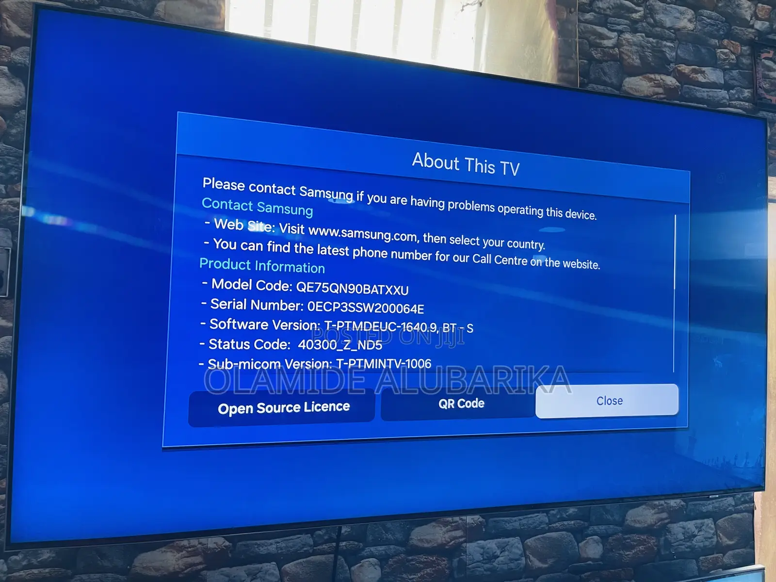 Samsung Open Box QN90B 75" Premium Neo QLED TV 120Hz Refresh