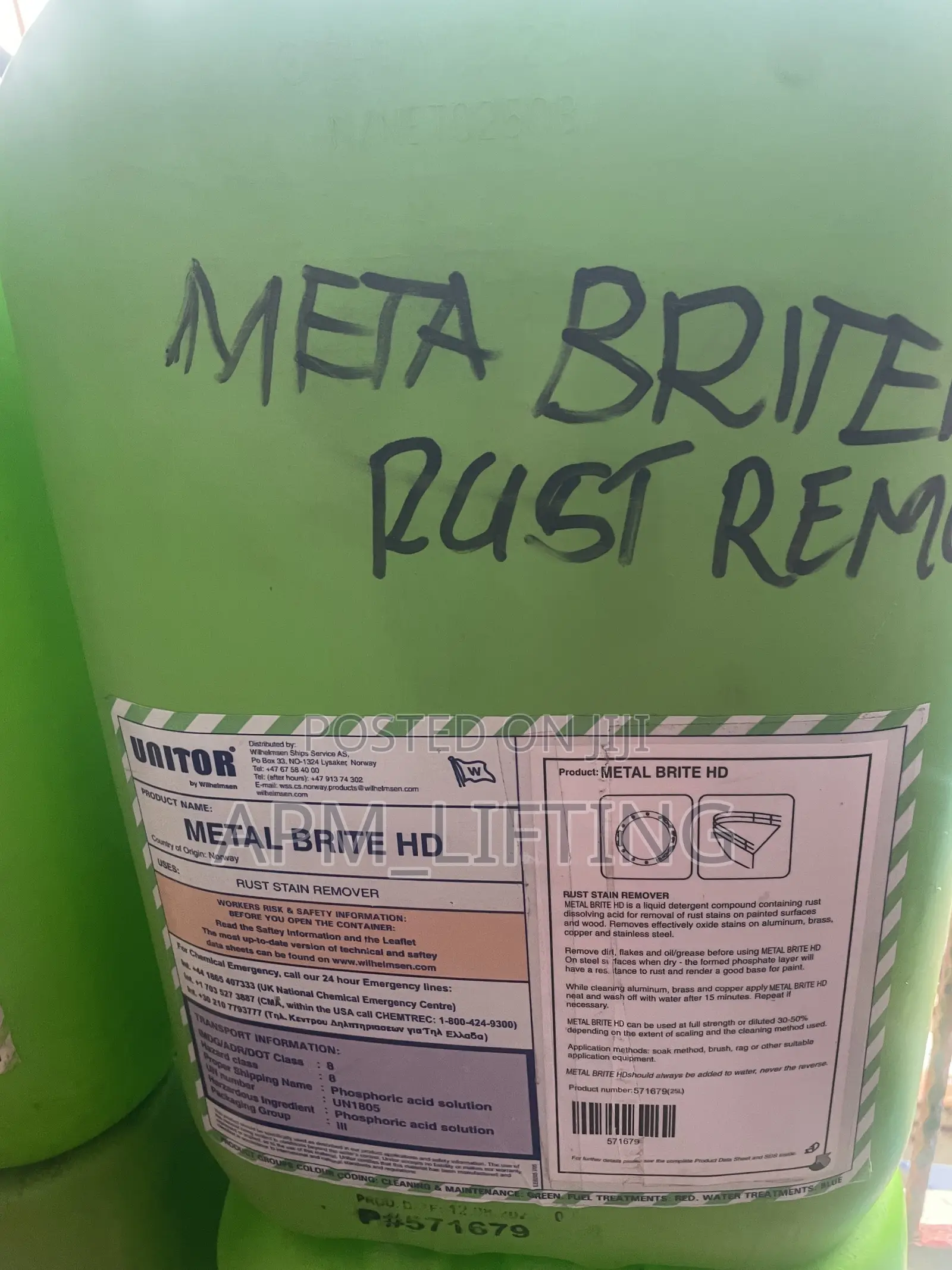 UNITOR Metal Brite HD Rust Removal