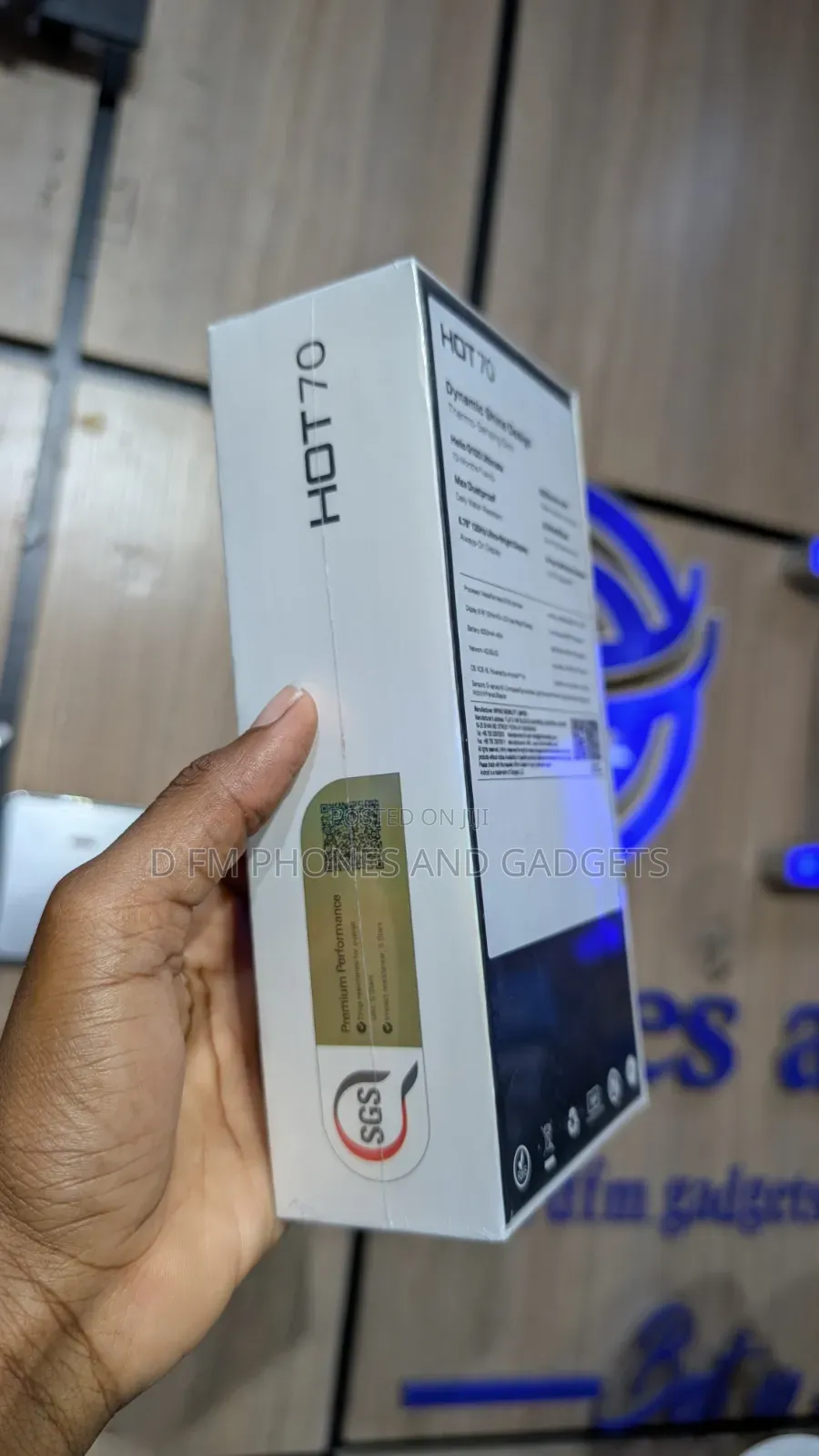 New Infinix Hot 70 256 GB Silver