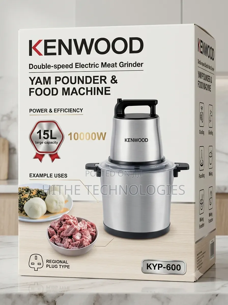 15l Kenwood Yam Pounder (Payment on Delivery Within Ibadan)