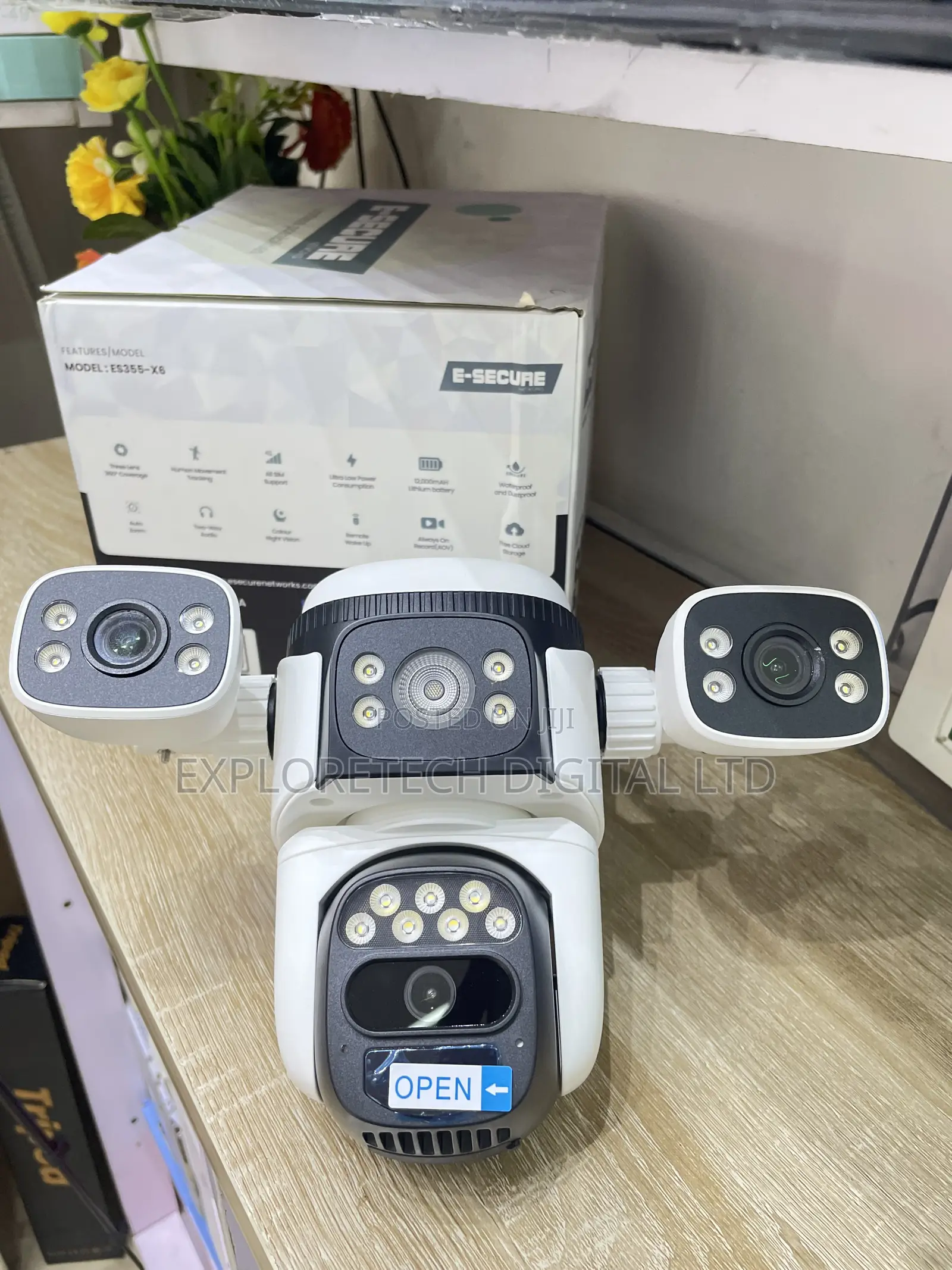 Solar Camera 4g Three Lens Aov 1yr Warranty