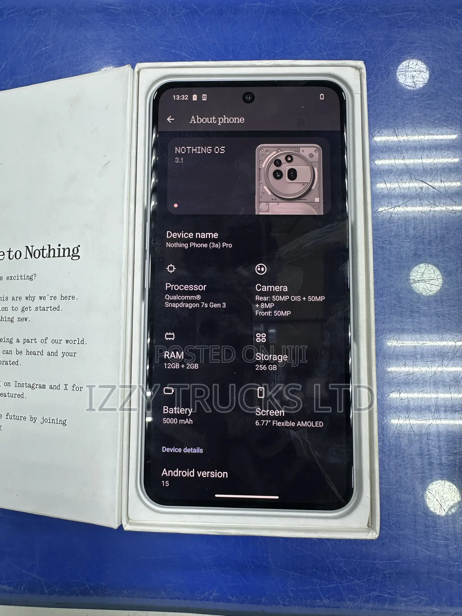 Nothing Phone 3a Pro 256 GB Gray