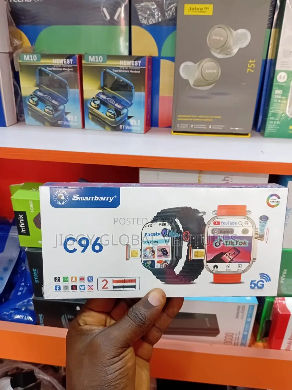 Smartberry C96 Smart Watch 5g With SIM Card Slot