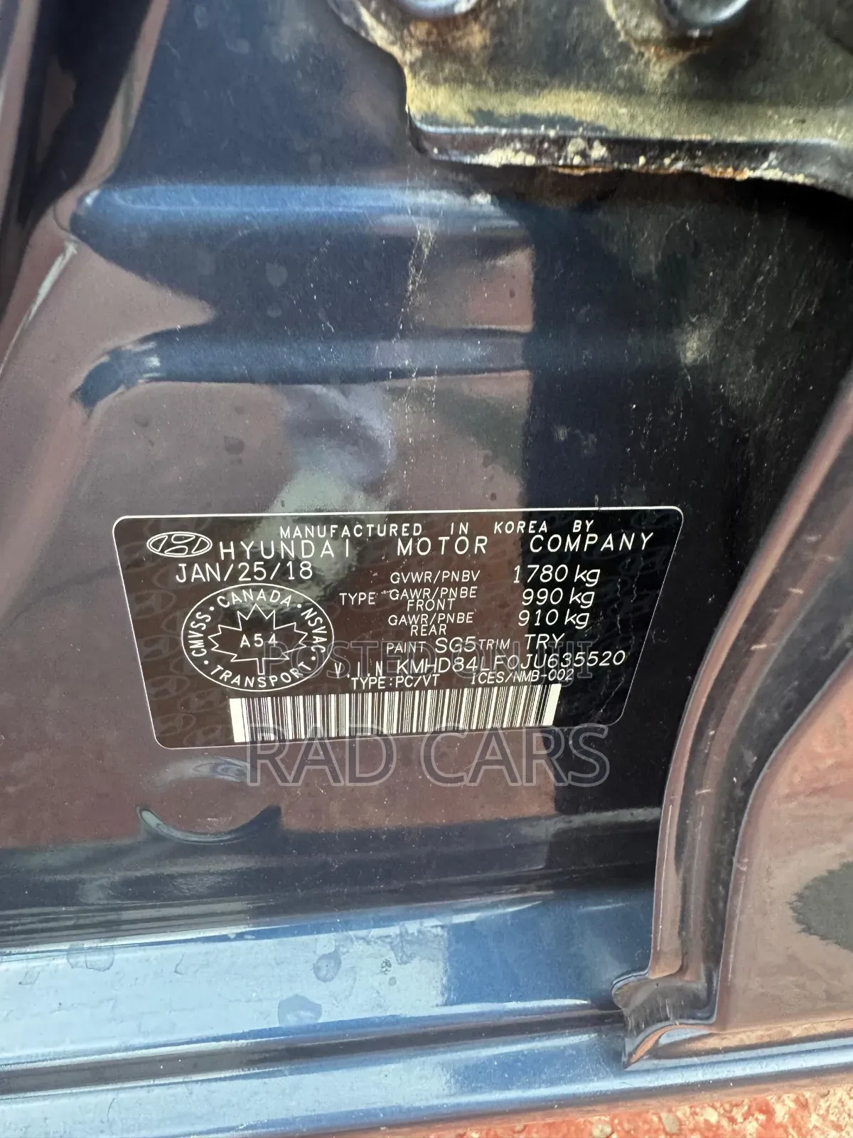 Hyundai Elantra 2018 Blue