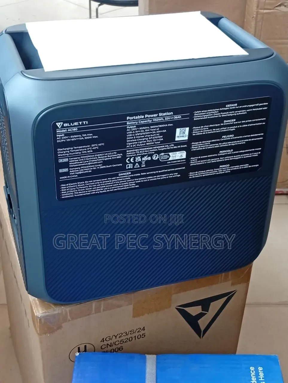 Bluetti Power Station Ac180