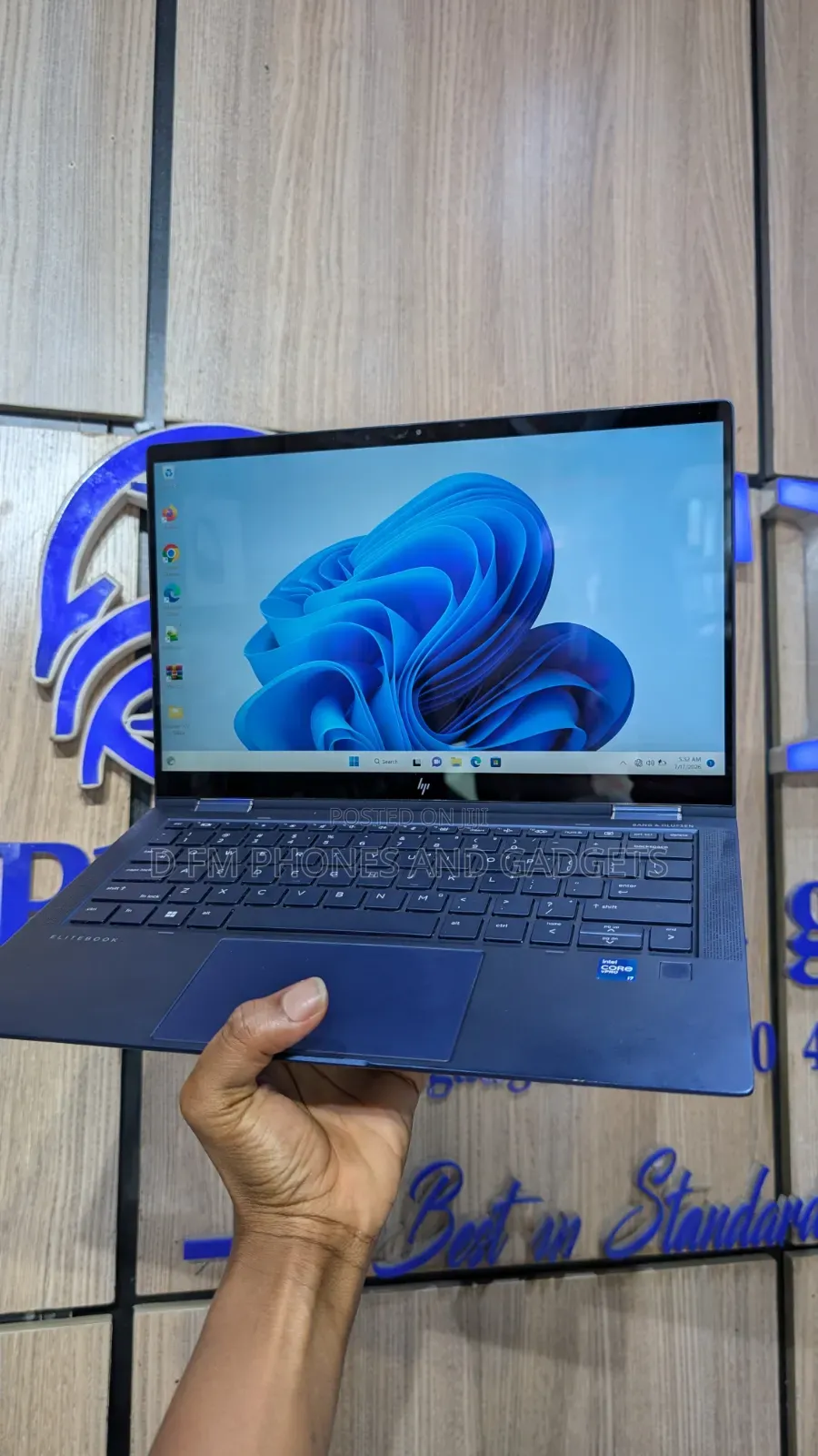 Laptop HP Elite Dragonfly x360 11th Gen 16GB Intel Core i7 SSD 512GB