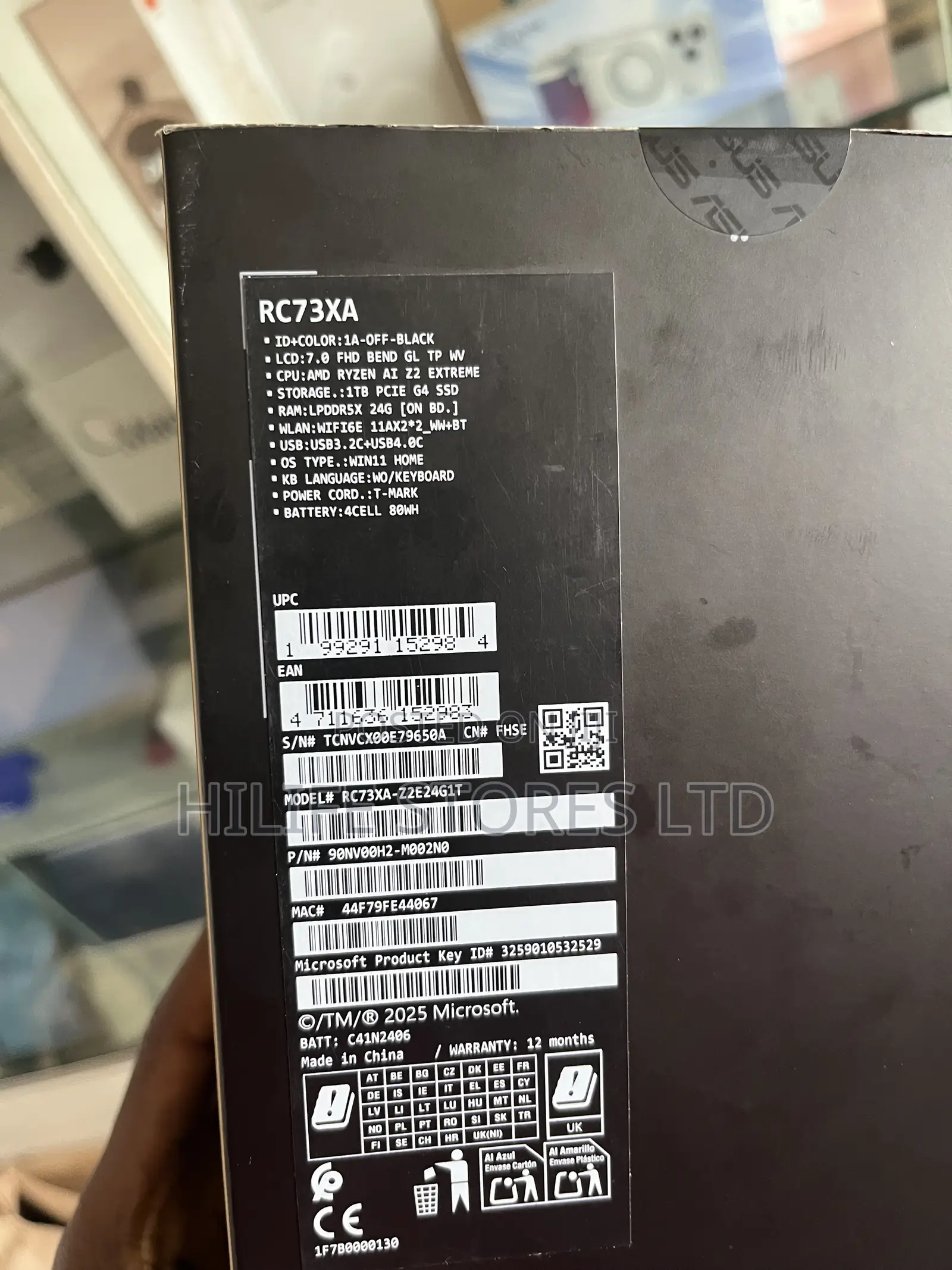 Rog Xbox Ally X Z1