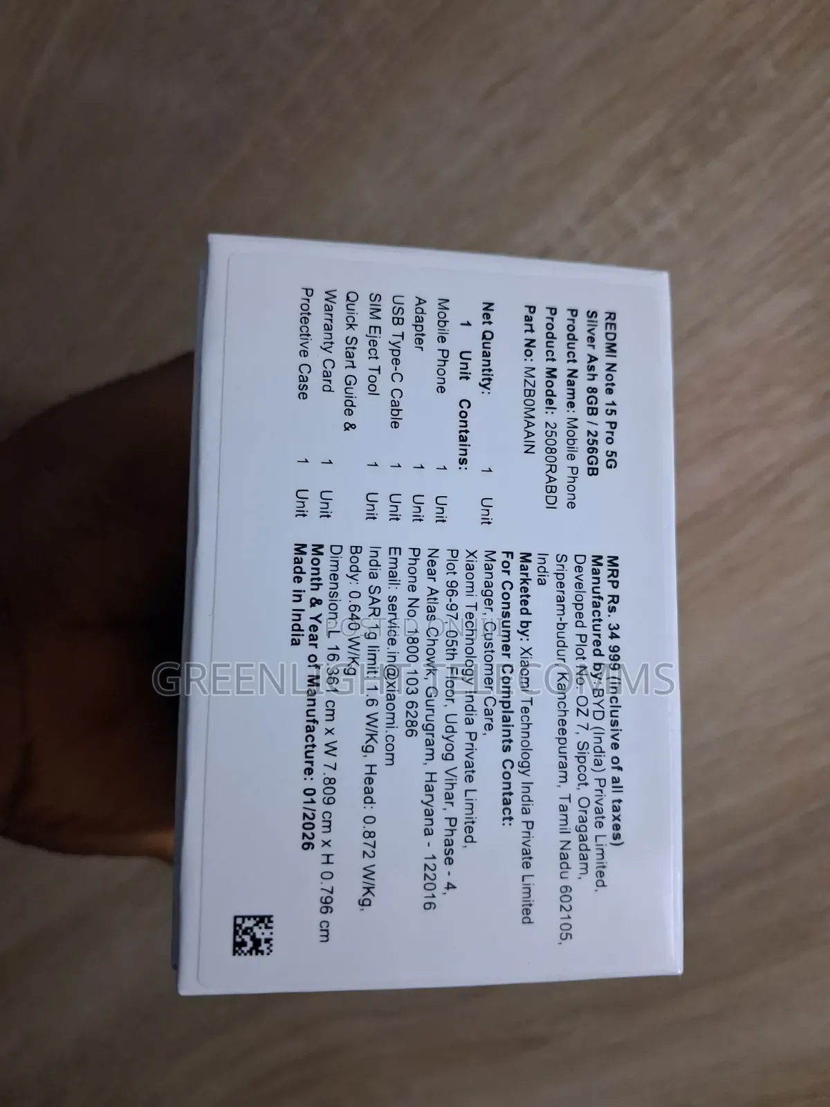 New Xiaomi Redmi Note 15 Pro 256 GB Silver