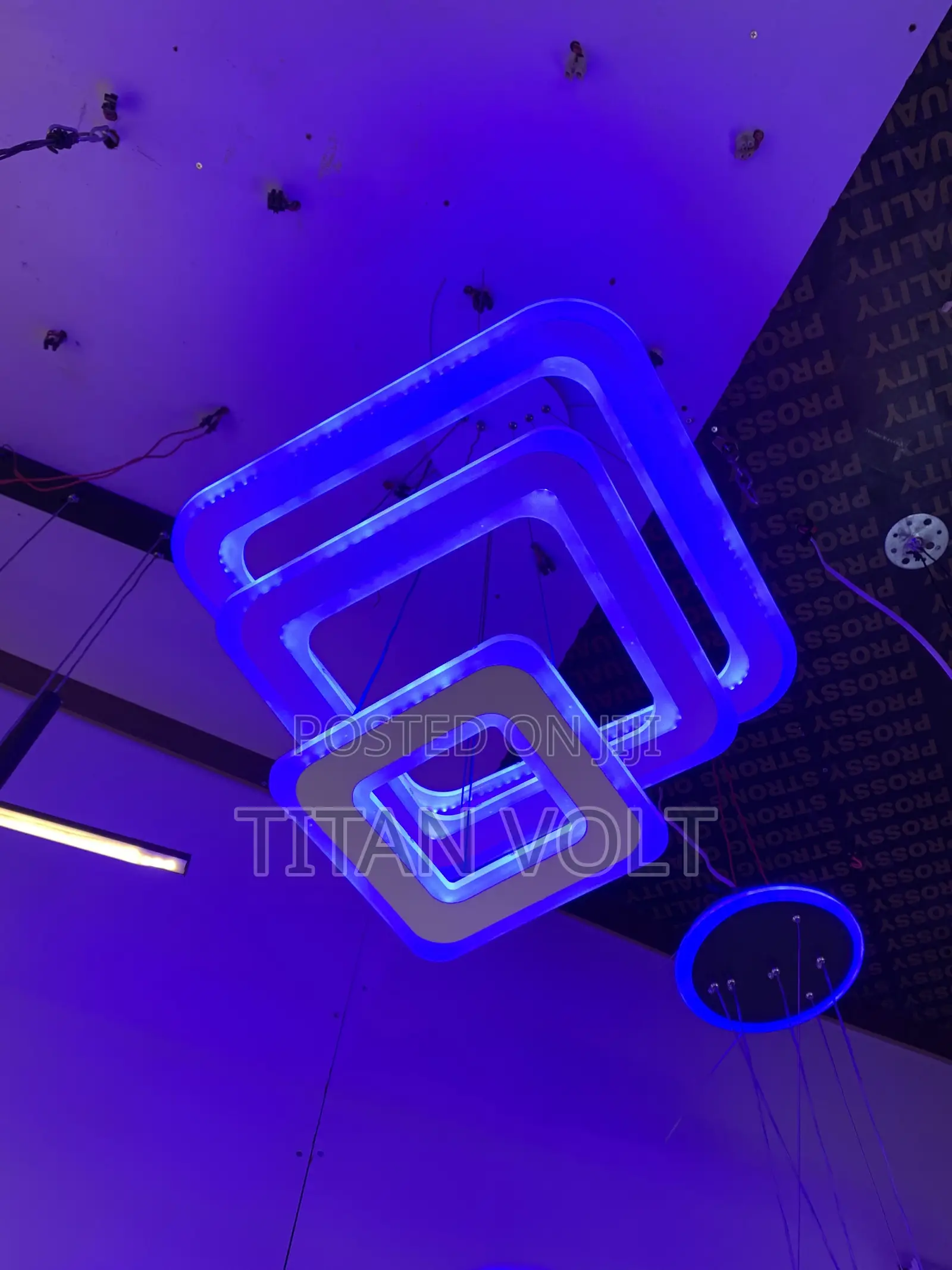 Modern 3-Tier LED Pendant Chandelier – RGB Color Changing
