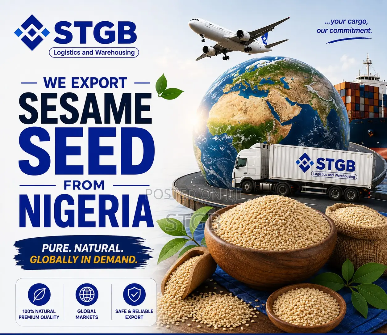 Title: Sesame Seed Export From Nigeria – Fast Reliable