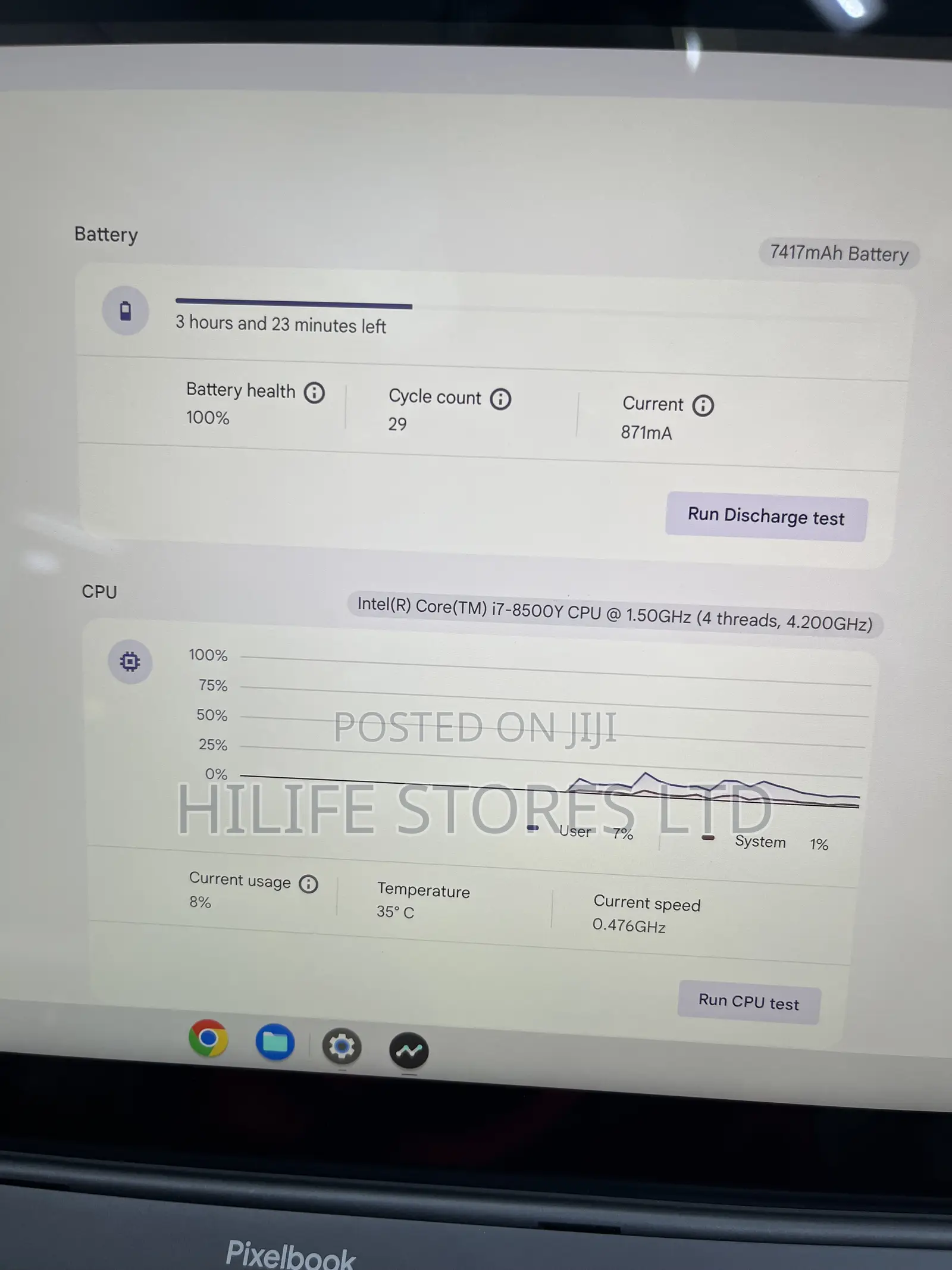 Laptop Google Pixelbook Go 16GB Intel Core i7 SSD 256GB