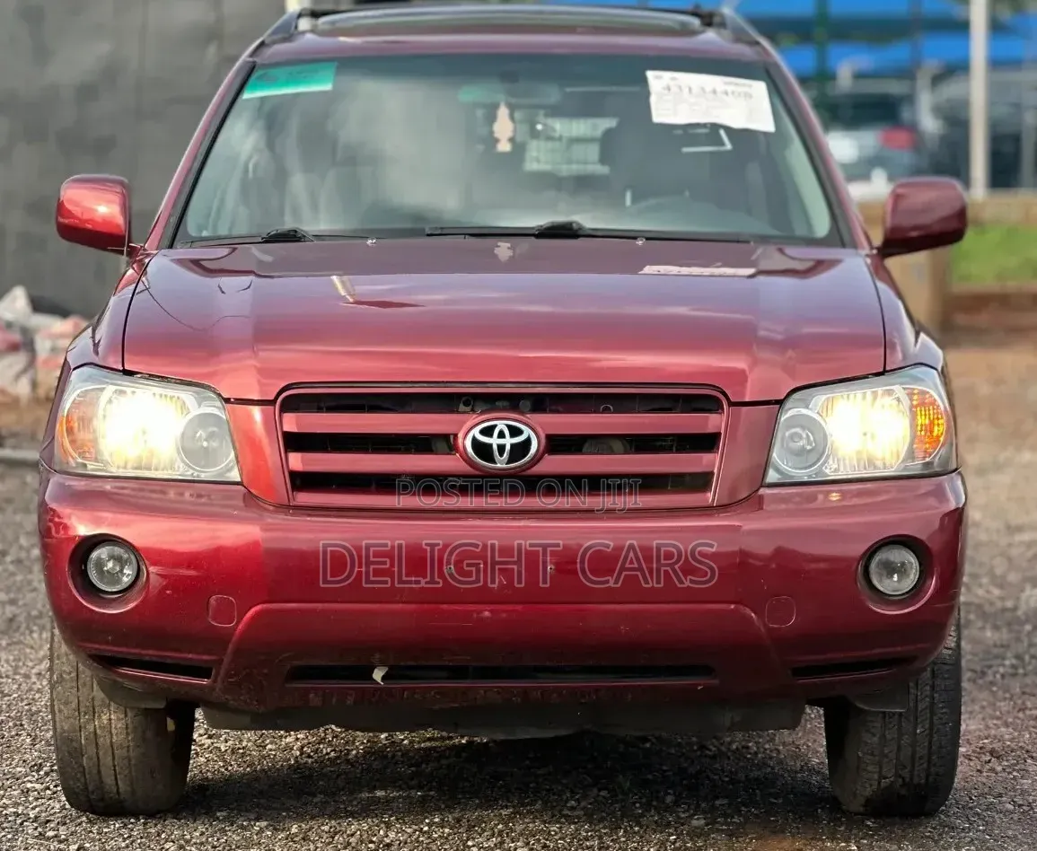 Toyota Highlander Limited V6 4x4 2007 Red