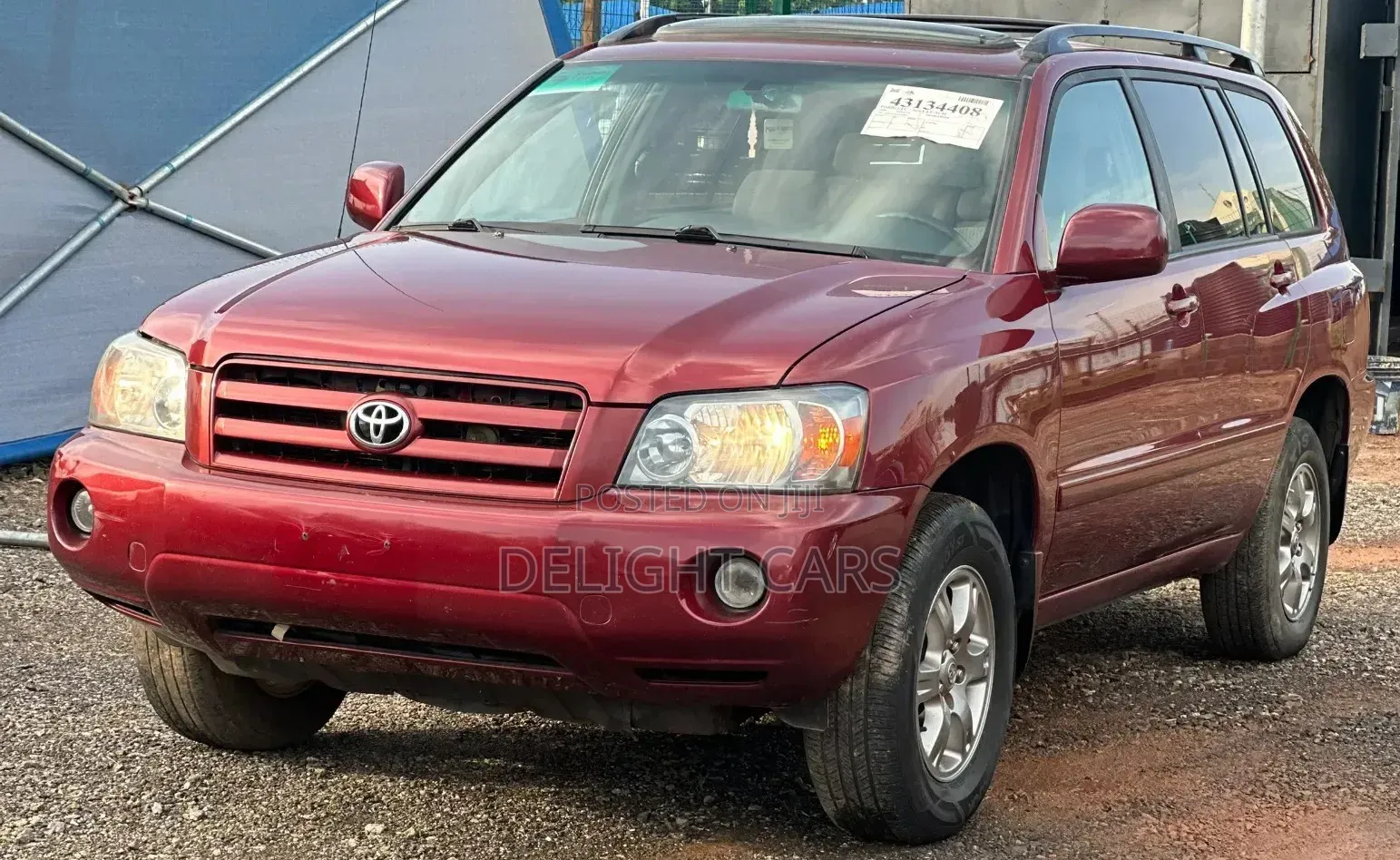 Toyota Highlander Limited V6 4x4 2007 Red